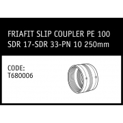 Marley Polyethylene Friafit Slip Coupler 250mm - T680006